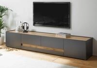 Furn.Design Lowboard Center (gro&szlig;er TV Unterschrank in Grau und Eiche, Breite...