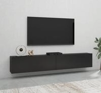 Home affaire Lowboard Ava, Breite 180 cm, h&auml;ngend und stehend montierbar, moderne