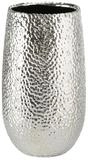 BOLTZE Tischvase Boltze Vase Lajos (Farbe Silber, H&ouml;he 31 cm, Blumentopf