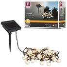 Paulmann LED-Lichterkette Solar LED Lichterkette Soala IP44 3000K 30x3lm Schwarz