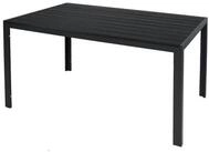 Mojawo K&uuml;chentisch Non-Wood Gartentisch Esstisch Aluminium anthrazit / schwarz