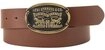 Levi's&reg; Lederg&uuml;rtel Billy Plaque Belt mit markanter Koppelschlie&szlig;e
