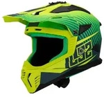 LS2 Motorradhelm LS2 MX708 Fast II Duck matt gr&uuml;n gelb S