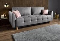 Home affaire Schlafsofa Nordic, B: 219 cm, Liegel. 137x195 cm, Schlaffunktion,