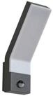 Lindby Au&szlig;en-Wandleuchte Korvik, LED, Metall, Schwarz warmwei&szlig; IP54mit