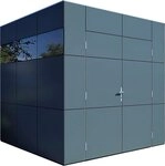 BERTILO Gartenhaus HPL 1, BxT: 230x236 cm
