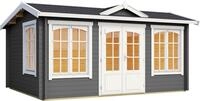 LASITA MAJA Gartenhaus WINDSOR, BxT: 440x340 cm, (Set, inkl. Fussbodenbretter...