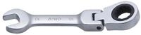 BGS Maulschl&uuml;ssel BGS Ratschenring-Maulschl&uuml;ssel kurz abwinkelbar SW 10 mm -...