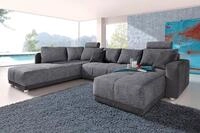 Jockenh&ouml;fer Gruppe Wohnlandschaft Orlando U-Form, B: 337 cm, mit Bettfunktion,