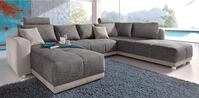 Jockenh&ouml;fer Gruppe Wohnlandschaft Orlando U-Form, B: 337 cm, mit Bettfunktion,