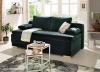 OTTO home Schlafsofa Berlin, B: 202 cm, Liegel. 158x200 cm, Bettfunktion, Bettkasten