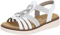 Remonte Sandale, Sommerschuh, Sandalette, Keilabsatz, mit praktischen Gummiz&uuml;gen