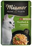 Miamor Feine Filets Thunfisch & Gem&uuml;se in Sauce 100 g - 24 St&uuml;ck, Nassfutter...
