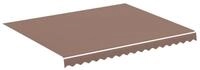 vidaXL Markise Markisenbespannung Braun 3x2,5 m