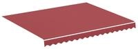 vidaXL Markise 3 x 25 m Markisenbespannung Burgunderrot 3x2,5 m Ersatz Stoff Bezug