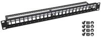 HMF Serverschrank 66445-02 UTP Keystone-Patchpanel f&uuml;r Serverschrank, 19 Zoll,...