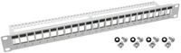 HMF Serverschrank 66445-07 UTP Keystone-Patchpanel f&uuml;r Serverschrank, 19 Zoll,...