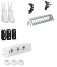 Hager Anschluss-Set Hager Multimedia Kit 12xPatch-Panel UM00M2