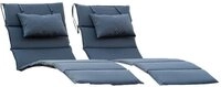 HOME DELUXE Auflagekissen TAIGA Auflage, (2 St), Wasserabweisend, Sitzauflage,