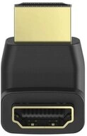 Hama HDMI-Winkeladapter 90&deg; Schwarz - High Speed, vergoldet, kompakt f&uuml;r...