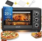 optimumX Minibackofen, 20 Liter mit Umluft, 1380W, 6 Kochfunktionen, 60 min,