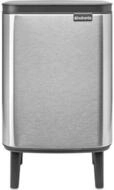 Brabantia M&uuml;lleimer BO M&uuml;lleimer HI 7 l Matt Steel Fingerprint Proof