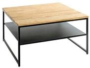 HAKU Couchtisch SACRAMENTO 6 Tisch - eiche-schwarz - Holz, Metall - H. 40cm x...