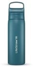 LifeStraw Trinkflasche Go Series Stainless Steel mit Wasserfilter, Verschluss mit