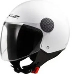 LS2 Motorradhelm OF558 Sphere II Solid Jethelm, Atmungsaktiv, reflektierende,
