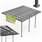 Juskys Terrassendach Borneo, BxT: 495x303 cm, 5x3 m, Regen- und Sonnenschutz,