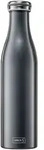 Lurch Isolierflasche Trinkflkasche 0,75 Liter Anthrazit Metallic grau 750 ml
