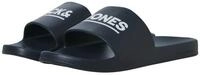 Jack & Jones JFWOLLIE Slider LN Badeschuh mit plakativem Markenschriftzug