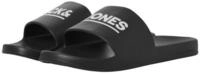 Jack & Jones JFWOLLIE Slider LN Badeschuh mit plakativem Markenschriftzug
