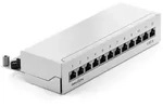 deleyCON deleyCON CAT6 Patchpanel 12 Port Netzwerk Verteilerfeld geschirmt LSA