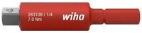 Wiha Steckschl&uuml;ssel Adapter slimVario electric, f&uuml;r 1/4" Steckschl&uuml;ssel