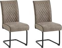 byLIVING Freischwinger Maria-XXL 2er-Set (Set, 2 St), mit gem&uuml;tlicher