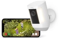 Ring &Uuml;berwachungskamera Ring Spotlight Cam Pro Battery wei&szlig;