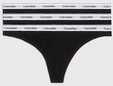 Calvin Klein Underwear Tanga 3 PACK THONG (LOW-RISE) (3-St) String low waist mit
