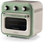 Ariete Hei&szlig;luftfritteuse 4632GR, 1400 W, Vintage Backofen und Rotisserie in...