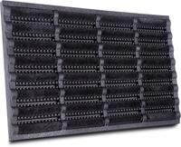 HANSE Home Fu&szlig;matte Schmutzfangmatte Brushes Mat, T&uuml;rmatte, rechteckig, H&ouml;he: 25