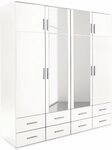 rauch Kleiderschrank Kemi mit Spiegel