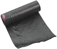 Franz Mensch M&uuml;llbeutel, 20 St&uuml;ck/ Rolle, mit Zugband, 60 Liter, grau, 30 &micro;m