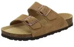 AFS-Schuhe 210084 Zweischnaller Pantolette f&uuml;r Damen mit Fu&szlig;bett, bequeme Sandalen