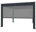 Weide Pavillonseitenteil Sonnenrollo 4 Ma&szlig;e Graphitgrau F&uuml;r Weide Deluxe...