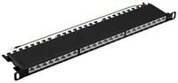 ProfiPatch Patchpanel Verteilerfeld Cat. 6A 19 Zoll Rackeinbau...