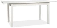 Finori Esstisch Esstisch Coburg Esszimmertisch wei&szlig; ausziehbar 140-180 cm,