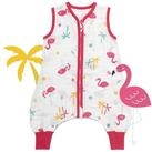 Schlummersack Kinderschlafsack Musselin Schlafsack mit F&uuml;&szlig;en, 0.5 Tog OEKO-TEX