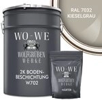 WO-WE Bodenversiegelung 2K Garagenfarbe Bodenbeschichtung W702, 2,5-20Kg,
