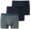 Schiesser Boxershorts Unterw&auml;sche 95/5 Webgummibund 910 dunkelblau/blau gestreift