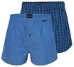 Schiesser Boxershorts 2er Pack Web (Spar-Set, 2-St) Boxershorts - Baumwolle - mit